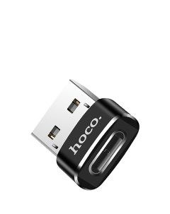 Адаптер UA6 USB Type C Чёрный Hoco
