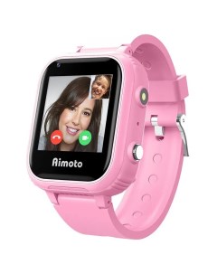 Умные часы для детей Pro 4G светло розовый Aimoto