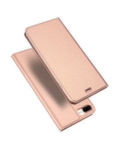 Чехол книжка для iPhone 7 Plus 8 Plus DU DU боковой розовый X-case