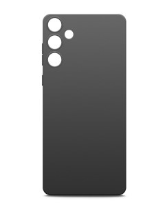 Чехол для Samsung Galaxy A55 силиконовый матовый черный Miuko