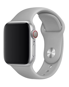 Ремешок на руку для Apple Watch 42 44 45 49 мм Silicon серый Nobrand