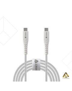 USB кабель Type C Type C 1м белый LCC10 WH Lyambda