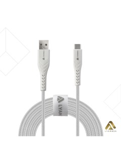 USB кабель Type C Type A 2 5м белый LCA25 WH Lyambda