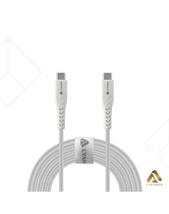 USB кабель Type C Type С 2 5м белый LCC25 WH Lyambda