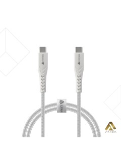 USB кабель Type C Type C 0 5м белый LCC05 WH Lyambda
