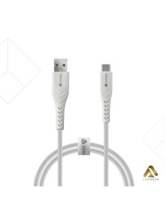 USB кабель Type C Type A 0 5м белый LCA05 WH Lyambda