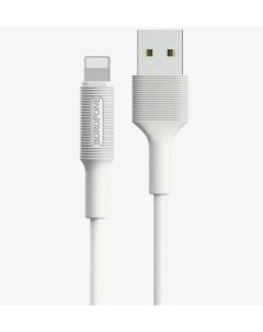 Дата кабель USB универсальный Lightning Borofone BX1 белый Basemarket