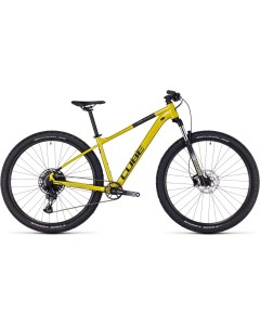 Горный велосипед Analog 29 год 2023 цвет Желтый Черный ростовка 22 Cube