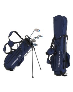 Сумка для гольфа для клюшек отверстие 18х21 см 125х30х33 см темно синяя Pgm
