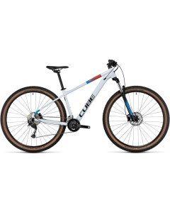 Горный велосипед Aim SLX 27 5 год 2023 цвет Белый Синий ростовка 16 Cube