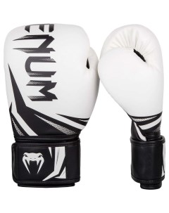 Перчатки боксерские Challenger 3 0 Boxing Gloves White Black белый 12oz Venum