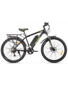 Электровелосипед Intro Sport XT год 2024 цвет Черный Зеленый Eltreco