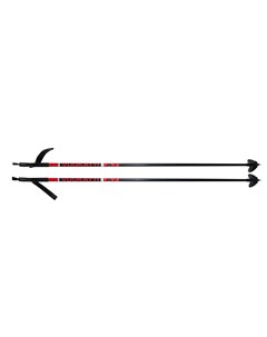 Палки лыжные VUOKATTI Black Red 100 стекловолокно 110 см Novasport