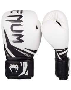 Перчатки боксерские Challenger 3 0 Boxing Gloves White Black белый 10oz Venum