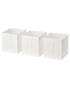 Набор коробок 31x34x33 см белый 3 шт Idea