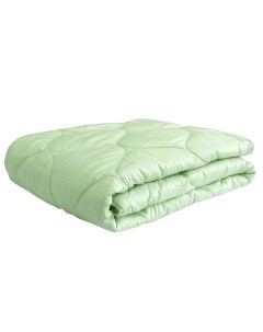 Одеяло Белый бамбук стеганое 205x140 см светло зеленое Мягкий сон