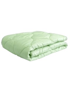 Одеяло Белый бамбук стеганое 220x200 см светло зеленое Мягкий сон