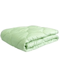 Одеяло Белый бамбук стеганое 205x172 см светло зеленое Мягкий сон