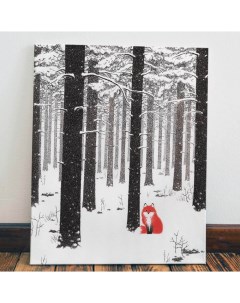 Картина Пушистый Лис40x60 Red panda