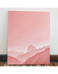 Картина Розовые холмы40x60 Red panda