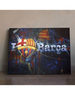 Картина Love Barca 40х60 Red panda