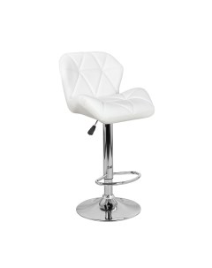 Барный стул дизайнерский Алмаз белый Эколайн