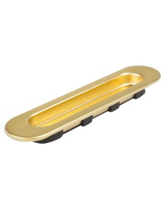 Ручка мебельная для шкафа купе 152 мм металл пластик цвет матовое золото Nobrand