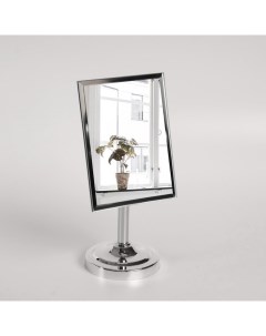Зеркало настольное зеркальная поверхность 13x16 см цвет серебристый Nobrand