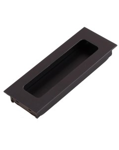 Ручка врезная мебельная 96 мм цвет черный Nobrand