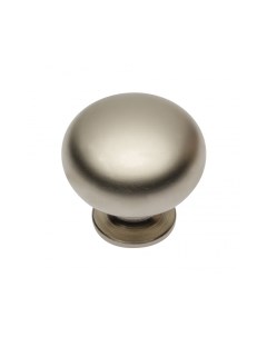 Мебельная ручка кнопка BERGAMO матовый никель Gtv