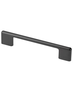 Ручка скоба мебельная CAPRI C 128 мм черная матовая Gtv