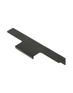 Торцевая мебельная ручка LIND C 128 мм черная матовая Gtv