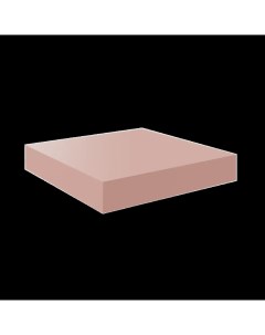 Полка мебельная Bistro 23x23 5x3 8 см МДФ цвет розовый Spaceo