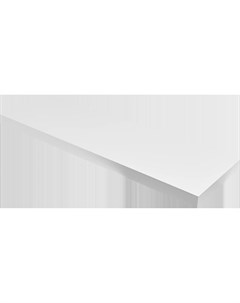 Полка мебельная White 80x23 5x3 8 см МДФ цвет белый Spaceo