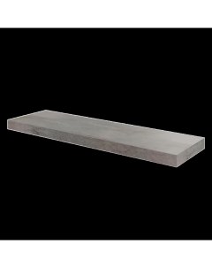 Полка мебельная Concrete 80x23 5x3 8 см МДФ цвет бетон Spaceo
