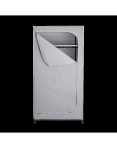 Шкаф Чехол для одежды 75x160x45 см сталь нетканый материал цвет светло серый Spaceo