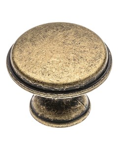 Ручка кнопка мебельная Cento состаренная бронза Gtv