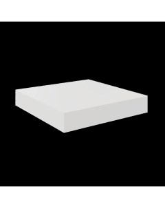 Полка мебельная White 23x23 5x3 8 см МДФ цвет белый Spaceo