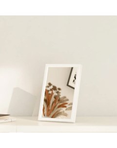 Зеркало декоративное настольное Inspire Lila 11x16 см цвет белый Nobrand