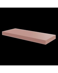 Полка мебельная Bistro 60x23 5x3 8 см МДФ цвет розовый Spaceo