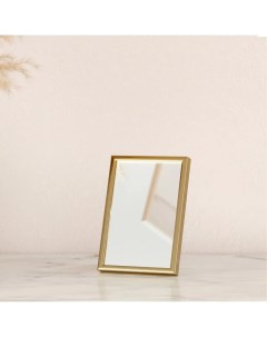 Зеркало декоративное настольное Inspire Lila 11x16 см цвет золотой Nobrand