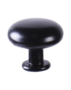 Ручка кнопка мебельная L4 knob05BL черная Larvij