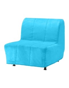 Чехол на кресло кровать Икеа Ликселе цвет голубой Чехол на кресло кровать Nobrand