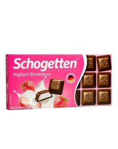 Шоколад Schogetten Yoghurt Strawberry 100 г Nobrand