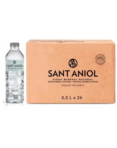 Вода минеральная Сант Аниол 24 шт по 0 5 л негазированная пэт Sant aniol