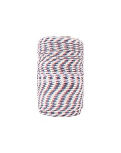 Фал плетёный полипропиленовый с серд 8 мм L 100 м 16 прядный Сибртех