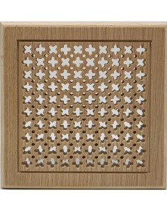Решетка декоративная деревянная на магнитах К 01 200х200мм Пересвет