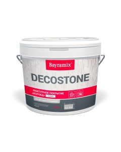 Фасадная штукатурка короед Decostone мелкая 15 кг Bayramix