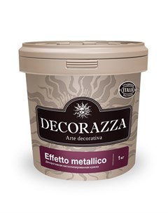 Декоративное покрытие Effetto metallico Bianco EM 103 1 л Decorazza