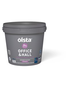 Краска для офисов и холлов Office hall База A 0 9 л Olsta